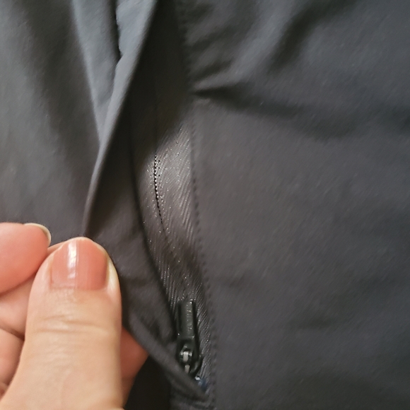 Athleta 6 Pockets Elastic On Waist Skinny Pants - Black Sz 6 - Picture 13 of 16